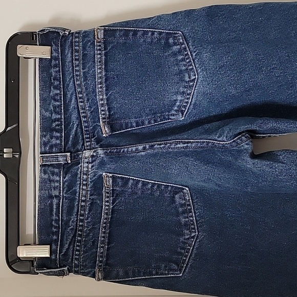 Old Navy Size 6 Bootcut Raw / Chewed Hem Medium Wash Blue Jean, Gently Used Cond - Picture 15 of 15